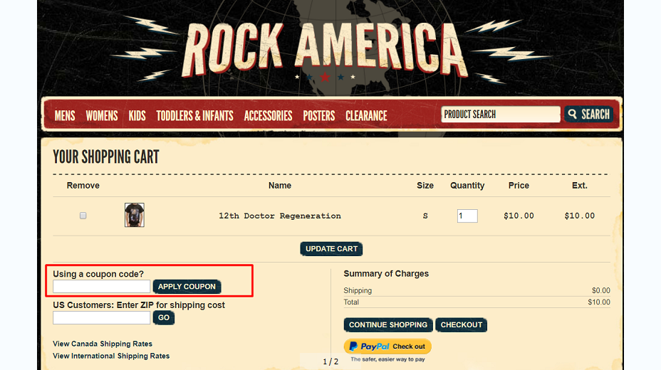 Rock America Coupons