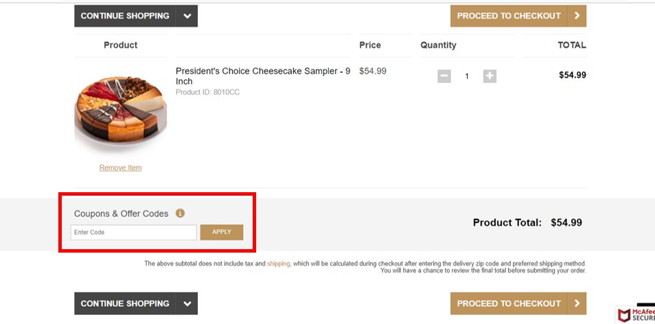 Cheesecake.com Coupons