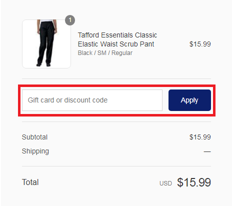 Tafford Uniforms Coupons